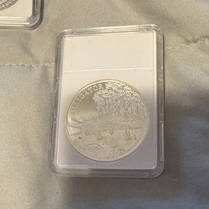 Silver Alligator Coin